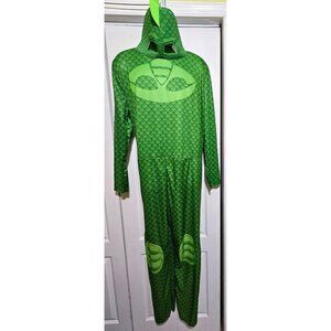 PJ Masks Gekko Mens Costume Tail Mask Green Gecko Lizard Halloween Adult Party